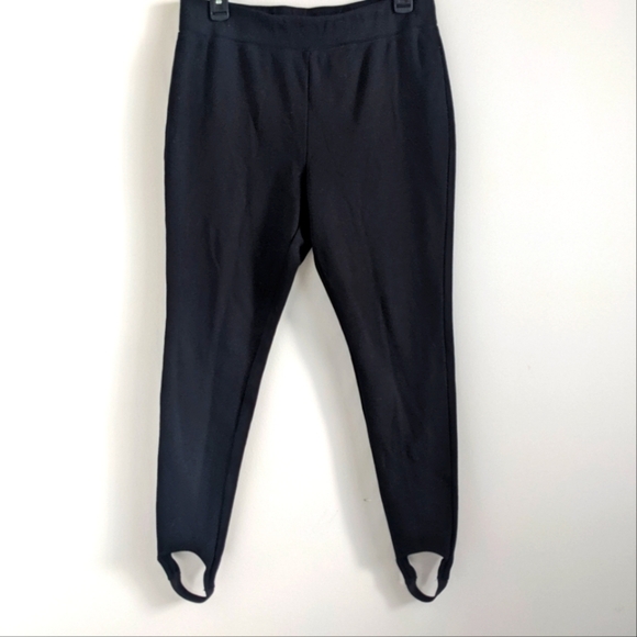 CHICO'S Black Ponte Pants with Stirrups 8 - Picture 5 of 15